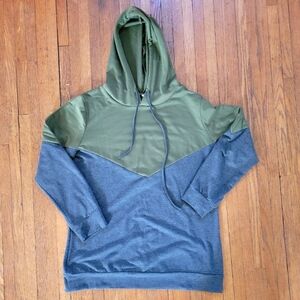 Color Block Hooded Sweatshirt